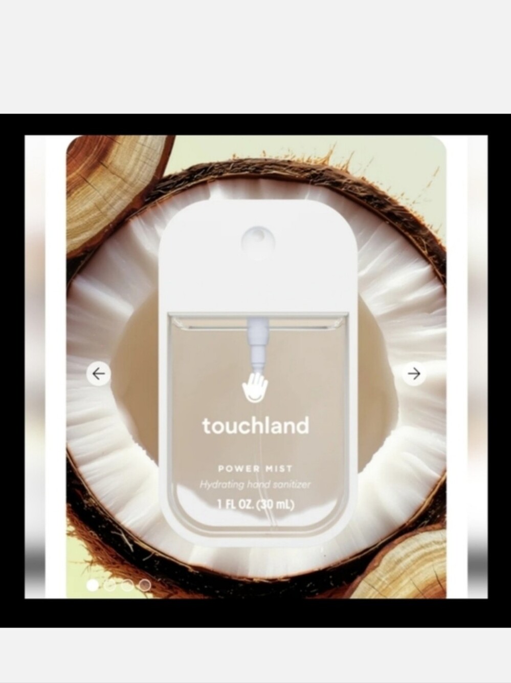 Touchland Power Mist Hydrating Hand Sanitizer - Coconut